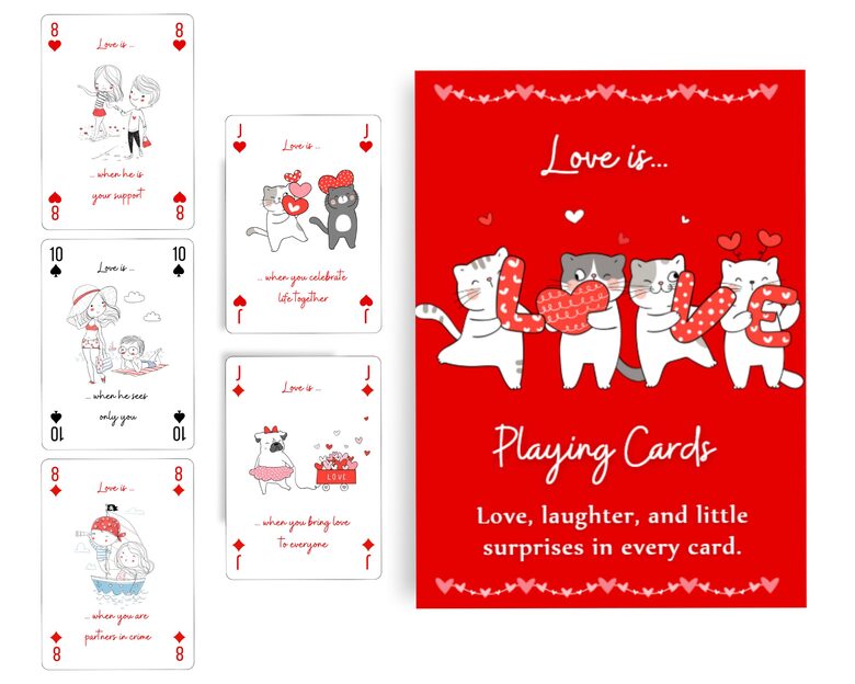 Love is... Playing cards